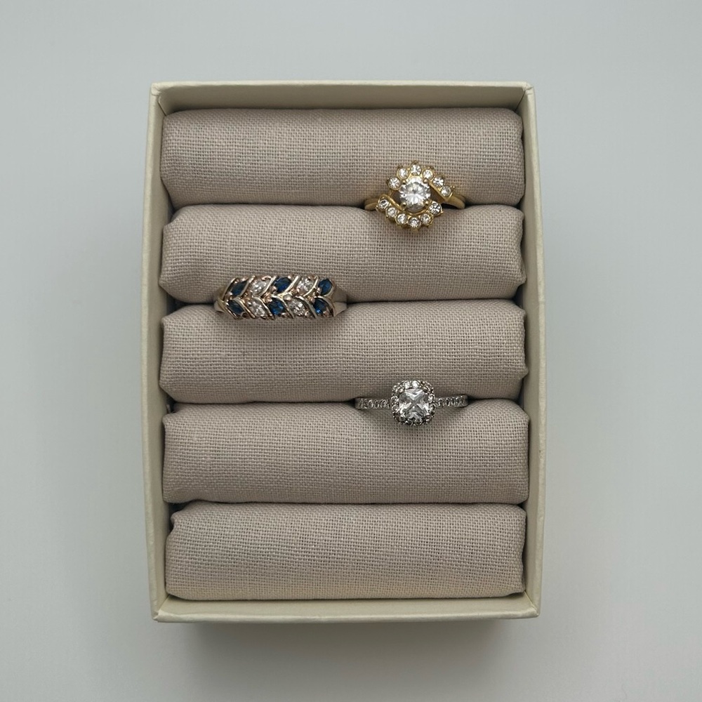 Set of 3 Costume Jewelry Rings